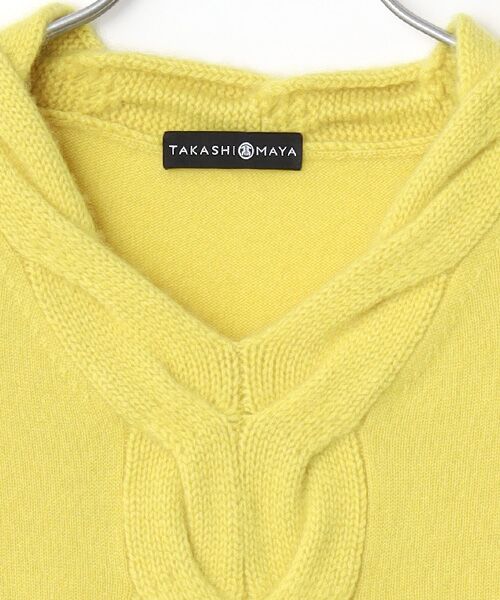 TAKASHIMAYA CASHMERE(レディース、メンズ) / タカシマヤカシミヤ(レディース、メンズ) ニット・セーター | カシミヤ ケーブルＶネックセーター【S/M/L】 | 詳細6