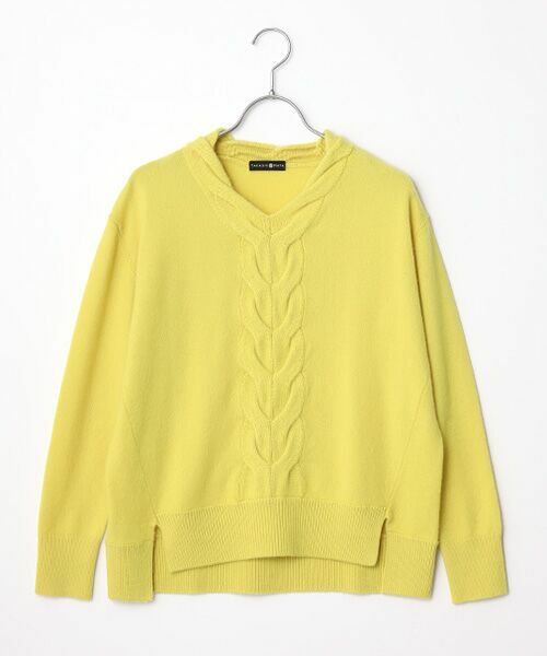 TAKASHIMAYA CASHMERE(レディース、メンズ) / タカシマヤカシミヤ(レディース、メンズ) ニット・セーター | カシミヤ ケーブルＶネックセーター【LL】 | 詳細7