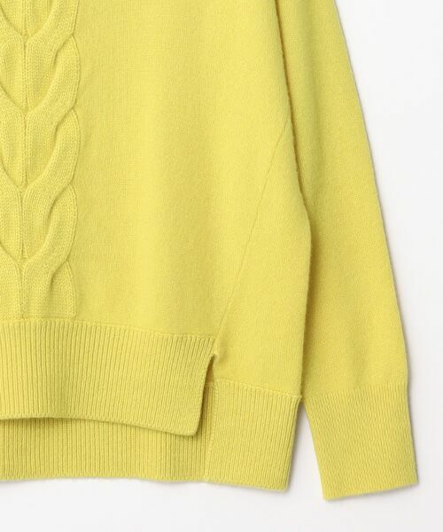 TAKASHIMAYA CASHMERE(レディース、メンズ) / タカシマヤカシミヤ(レディース、メンズ) ニット・セーター | カシミヤ ケーブルＶネックセーター【LL】 | 詳細5