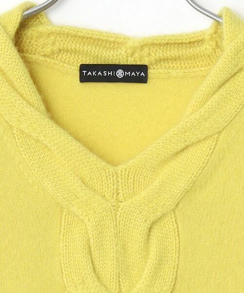 TAKASHIMAYA CASHMERE(レディース、メンズ) / タカシマヤカシミヤ(レディース、メンズ) ニット・セーター | カシミヤ ケーブルＶネックセーター【LL】 | 詳細6