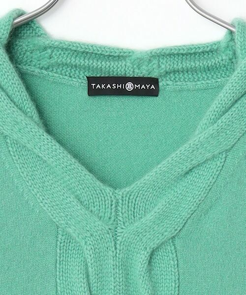 TAKASHIMAYA CASHMERE(レディース、メンズ) / タカシマヤカシミヤ(レディース、メンズ) ニット・セーター | カシミヤ ケーブルＶネックセーター【LL】 | 詳細8