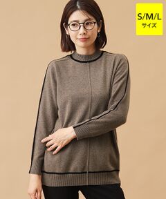 TAKASHIMAYA CASHMERE(レディース、メンズ) / タカシマヤカシミヤ(レディース、メンズ) ニット・セーター | カシミヤ ラインデザインチュニック【S/M/L】