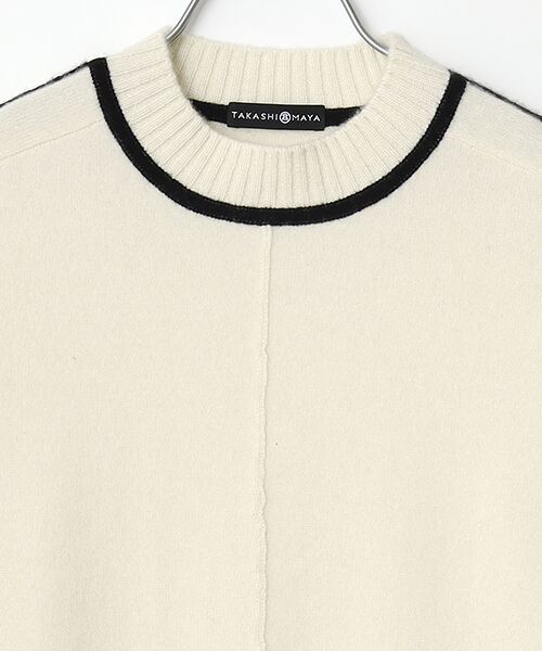 TAKASHIMAYA CASHMERE(レディース、メンズ) / タカシマヤカシミヤ(レディース、メンズ) ニット・セーター | カシミヤ ラインデザインチュニック【S/M/L】 | 詳細1