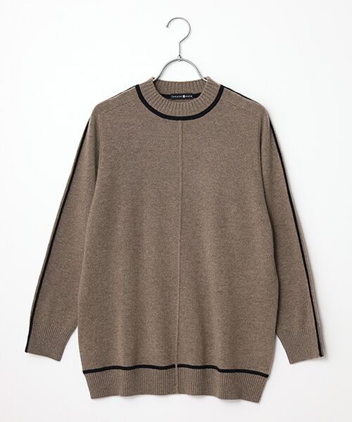 TAKASHIMAYA CASHMERE(レディース、メンズ) / タカシマヤカシミヤ(レディース、メンズ) ニット・セーター | カシミヤ ラインデザインチュニック【S/M/L】 | 詳細4