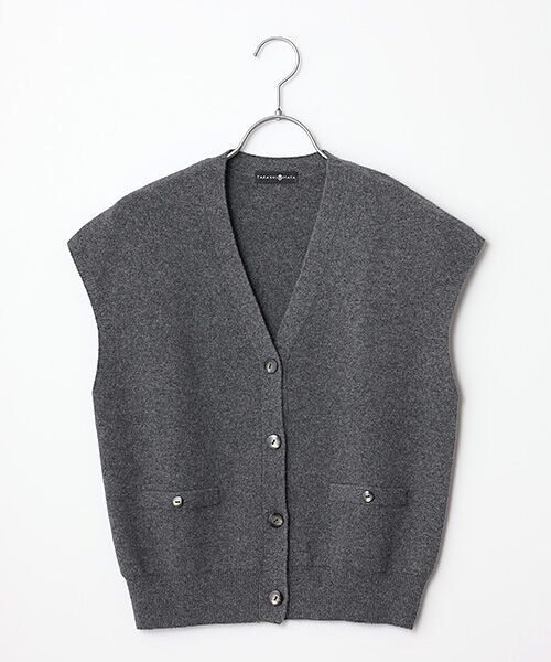 TAKASHIMAYA CASHMERE(レディース、メンズ) / タカシマヤカシミヤ(レディース、メンズ) ベスト | カシミヤ ミラノリブジレ【S-M/M-L】 | 詳細2