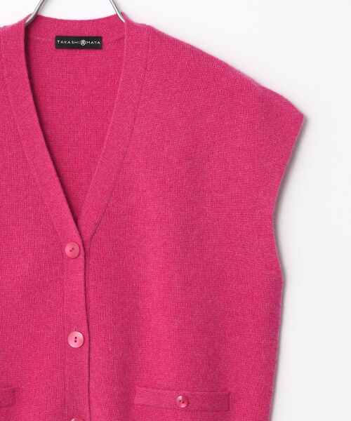TAKASHIMAYA CASHMERE(レディース、メンズ) / タカシマヤカシミヤ(レディース、メンズ) ベスト | カシミヤ ミラノリブジレ【S-M/M-L】 | 詳細4