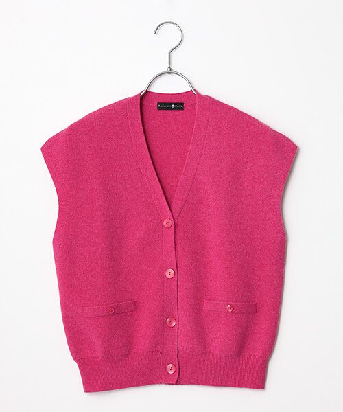 TAKASHIMAYA CASHMERE(レディース、メンズ) / タカシマヤカシミヤ(レディース、メンズ) ベスト | カシミヤ ミラノリブジレ【S-M/M-L】 | 詳細7