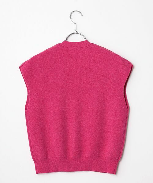 TAKASHIMAYA CASHMERE(レディース、メンズ) / タカシマヤカシミヤ(レディース、メンズ) ベスト | カシミヤ ミラノリブジレ【L-LL】 | 詳細3