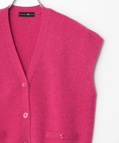 TAKASHIMAYA CASHMERE(レディース、メンズ) / タカシマヤカシミヤ(レディース、メンズ) ベスト | カシミヤ ミラノリブジレ【L-LL】 | 詳細4