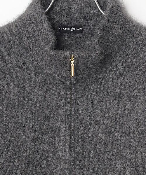 TAKASHIMAYA CASHMERE(レディース、メンズ) / タカシマヤカシミヤ(レディース、メンズ) ベスト | カシミヤシルク ジップジレ【S-M/M-L】 | 詳細1