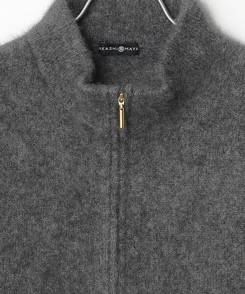 TAKASHIMAYA CASHMERE(レディース、メンズ) / タカシマヤカシミヤ(レディース、メンズ) ベスト | カシミヤシルク ジップジレ【L-LL】 | 詳細1