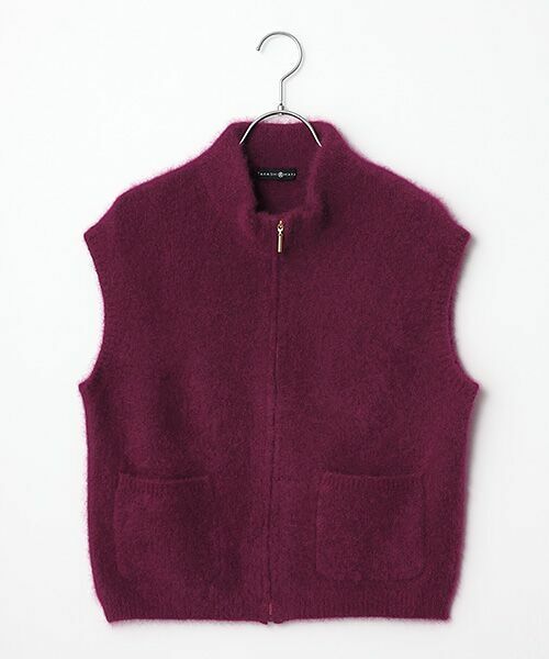 TAKASHIMAYA CASHMERE(レディース、メンズ) / タカシマヤカシミヤ(レディース、メンズ) ベスト | カシミヤシルク ジップジレ【L-LL】 | 詳細9
