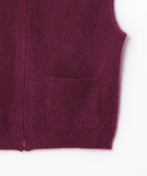 TAKASHIMAYA CASHMERE(レディース、メンズ) / タカシマヤカシミヤ(レディース、メンズ) ベスト | カシミヤシルク ジップジレ【L-LL】 | 詳細7