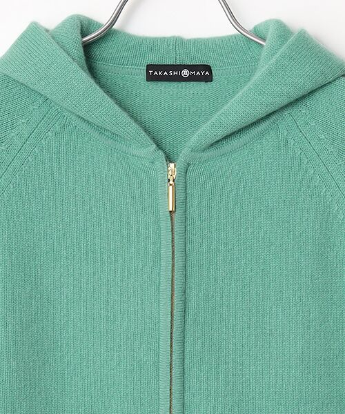 カシミヤ フルジップパーカー【S-M/M-L】 （パーカー