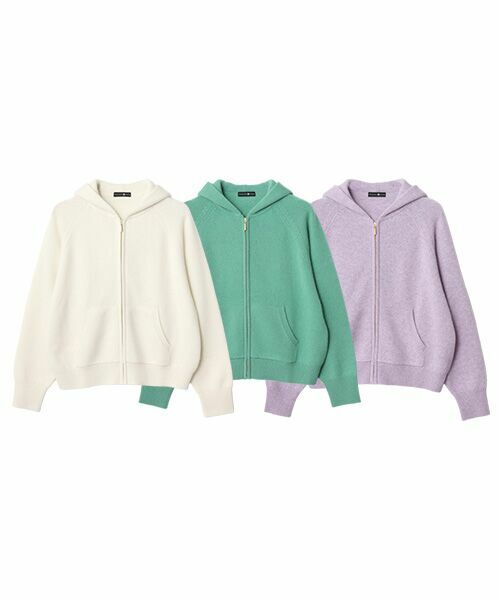 TAKASHIMAYA CASHMERE(レディース、メンズ) / タカシマヤカシミヤ(レディース、メンズ) パーカー | カシミヤ フルジップパーカー【L-LL】 | 詳細10