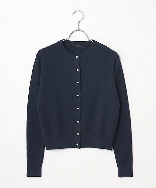 TAKASHIMAYA CASHMERE(レディース、メンズ) / タカシマヤカシミヤ(レディース、メンズ) カーディガン・ボレロ | カシミヤ パール調ボタンカーディガン【L-LL】 | 詳細7