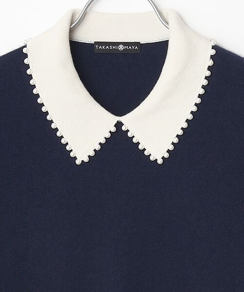 TAKASHIMAYA CASHMERE(レディース、メンズ) / タカシマヤカシミヤ(レディース、メンズ) ニット・セーター | 襟端パール調セーター【S/M/L】 | 詳細6