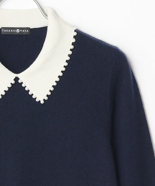 TAKASHIMAYA CASHMERE(レディース、メンズ) / タカシマヤカシミヤ(レディース、メンズ) ニット・セーター | 襟端パール調セーター【LL】 | 詳細4