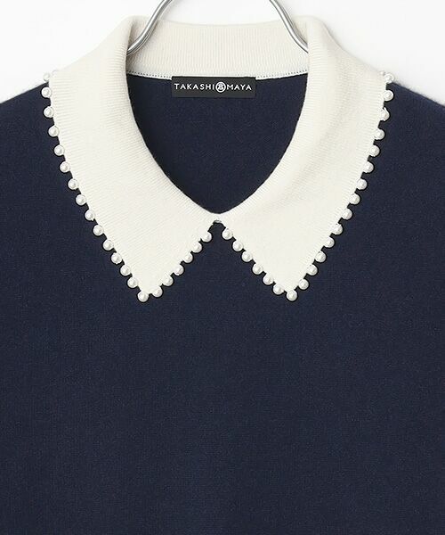 TAKASHIMAYA CASHMERE(レディース、メンズ) / タカシマヤカシミヤ(レディース、メンズ) ニット・セーター | 襟端パール調セーター【LL】 | 詳細6