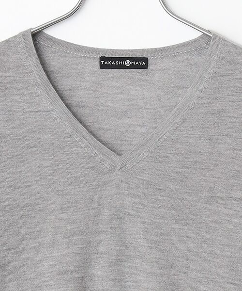 TAKASHIMAYA CASHMERE(レディース、メンズ) / タカシマヤカシミヤ(レディース、メンズ) ニット・セーター | カシミヤ Vネックセーター【S/M/L】 | 詳細4