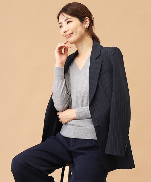TAKASHIMAYA CASHMERE(レディース、メンズ) / タカシマヤカシミヤ(レディース、メンズ) ニット・セーター | カシミヤ Vネックセーター【S/M/L】 | 詳細5