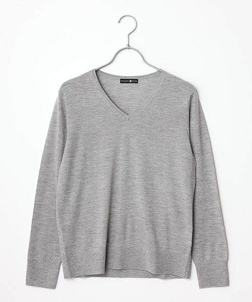 TAKASHIMAYA CASHMERE(レディース、メンズ) / タカシマヤカシミヤ(レディース、メンズ) ニット・セーター | カシミヤ Vネックセーター【S/M/L】 | 詳細6