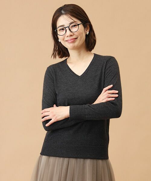 TAKASHIMAYA CASHMERE(レディース、メンズ) / タカシマヤカシミヤ(レディース、メンズ) ニット・セーター | カシミヤ Vネックセーター【LL】 | 詳細2