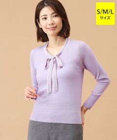 TAKASHIMAYA CASHMERE(レディース、メンズ) / タカシマヤカシミヤ(レディース、メンズ) ニット・セーター | カシミヤ ボウタイセーター【S/M/L】