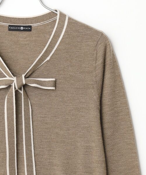 TAKASHIMAYA CASHMERE(レディース、メンズ) / タカシマヤカシミヤ(レディース、メンズ) ニット・セーター | カシミヤ ボウタイセーター【S/M/L】 | 詳細4