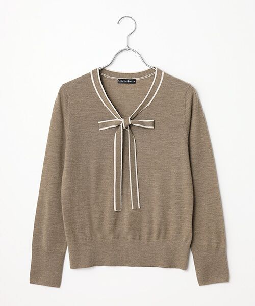 TAKASHIMAYA CASHMERE(レディース、メンズ) / タカシマヤカシミヤ(レディース、メンズ) ニット・セーター | カシミヤ ボウタイセーター【S/M/L】 | 詳細9