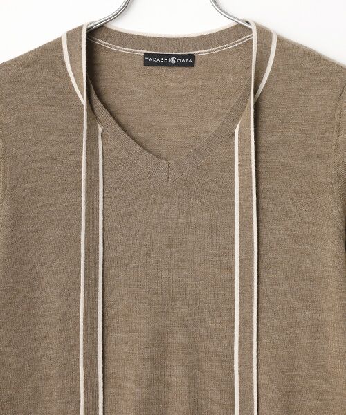 TAKASHIMAYA CASHMERE(レディース、メンズ) / タカシマヤカシミヤ(レディース、メンズ) ニット・セーター | カシミヤ ボウタイセーター【S/M/L】 | 詳細6