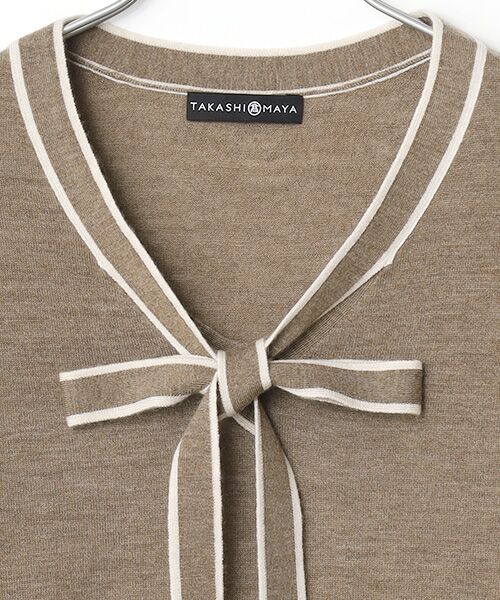 TAKASHIMAYA CASHMERE(レディース、メンズ) / タカシマヤカシミヤ(レディース、メンズ) ニット・セーター | カシミヤ ボウタイセーター【S/M/L】 | 詳細7