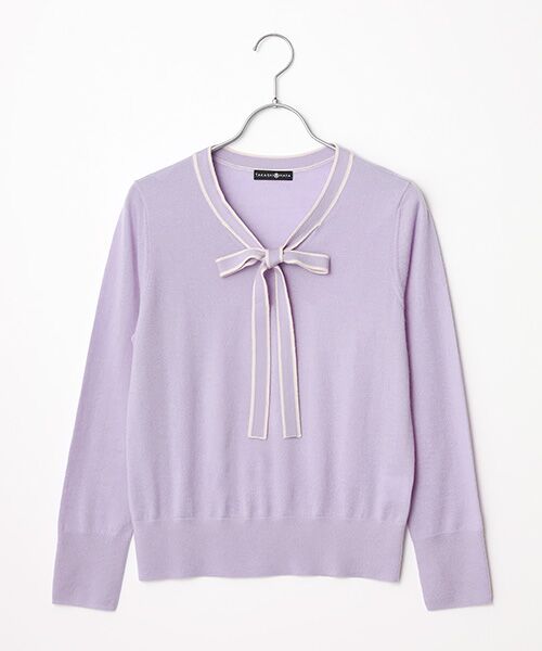 TAKASHIMAYA CASHMERE(レディース、メンズ) / タカシマヤカシミヤ(レディース、メンズ) ニット・セーター | カシミヤ ボウタイセーター【S/M/L】 | 詳細11