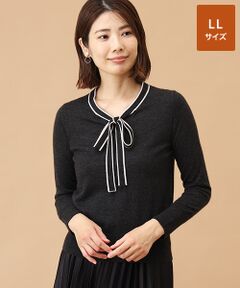 TAKASHIMAYA CASHMERE(レディース、メンズ) / タカシマヤカシミヤ(レディース、メンズ) ニット・セーター | カシミヤ ボウタイセーター【LL】