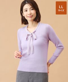 TAKASHIMAYA CASHMERE(レディース、メンズ) / タカシマヤカシミヤ(レディース、メンズ) ニット・セーター | カシミヤ ボウタイセーター【LL】