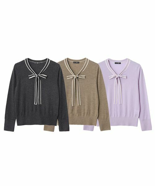 TAKASHIMAYA CASHMERE(レディース、メンズ) / タカシマヤカシミヤ(レディース、メンズ) ニット・セーター | カシミヤ ボウタイセーター【LL】 | 詳細12