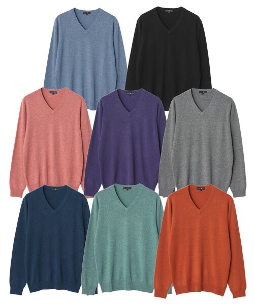 TAKASHIMAYA CASHMERE(レディース、メンズ) / タカシマヤカシミヤ(レディース、メンズ) ニット・セーター | カシミヤ Vネックセーター【3L】 | 詳細22