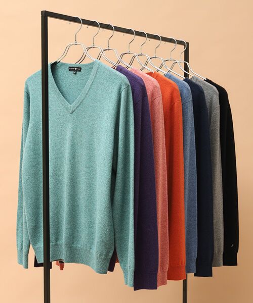TAKASHIMAYA CASHMERE(レディース、メンズ) / タカシマヤカシミヤ(レディース、メンズ) ニット・セーター | カシミヤ Vネックセーター【3L】 | 詳細24
