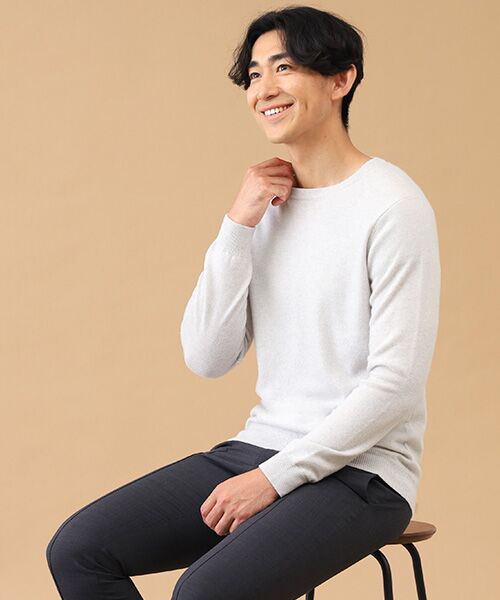 TAKASHIMAYA CASHMERE(レディース、メンズ) / タカシマヤカシミヤ(レディース、メンズ) ニット・セーター | カシミヤ クルーネックセーター【3L】 | 詳細2