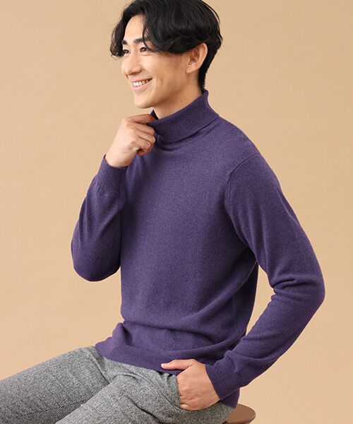 TAKASHIMAYA CASHMERE(レディース、メンズ) / タカシマヤカシミヤ(レディース、メンズ) ニット・セーター | カシミヤ タートルネックセーター【3L】 | 詳細2