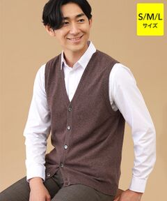 TAKASHIMAYA CASHMERE(レディース、メンズ) / タカシマヤカシミヤ(レディース、メンズ) 未設定 | カシミヤ 前開きベスト【S/M/L】