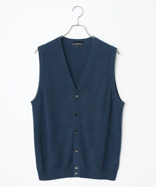 TAKASHIMAYA CASHMERE(レディース、メンズ) / タカシマヤカシミヤ(レディース、メンズ) 未設定 | カシミヤ 前開きベスト【S/M/L】 | 詳細18