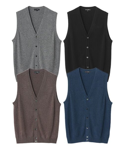 TAKASHIMAYA CASHMERE(レディース、メンズ) / タカシマヤカシミヤ(レディース、メンズ) 未設定 | カシミヤ 前開きベスト【S/M/L】 | 詳細20