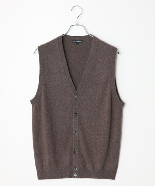 TAKASHIMAYA CASHMERE(レディース、メンズ) / タカシマヤカシミヤ(レディース、メンズ) 未設定 | カシミヤ 前開きベスト【S/M/L】 | 詳細13
