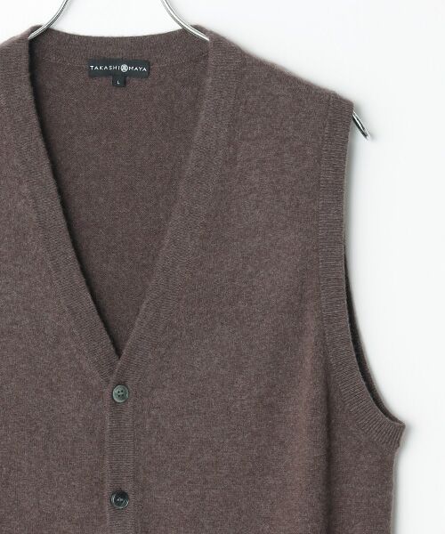 TAKASHIMAYA CASHMERE(レディース、メンズ) / タカシマヤカシミヤ(レディース、メンズ) 未設定 | カシミヤ 前開きベスト【S/M/L】 | 詳細15