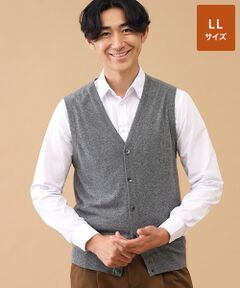 TAKASHIMAYA CASHMERE(レディース、メンズ) / タカシマヤカシミヤ(レディース、メンズ) 未設定 | カシミヤ 前開きベスト【LL】