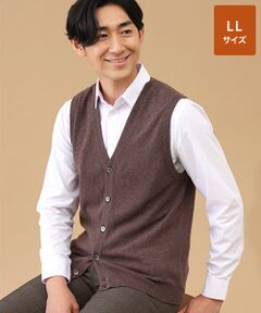 TAKASHIMAYA CASHMERE(レディース、メンズ) / タカシマヤカシミヤ(レディース、メンズ) 未設定 | カシミヤ 前開きベスト【LL】