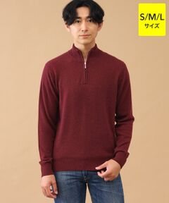 TAKASHIMAYA CASHMERE(レディース、メンズ) / タカシマヤカシミヤ(レディース、メンズ) ニット・セーター | カシミヤ ハーフジップセーター【S/M/L】