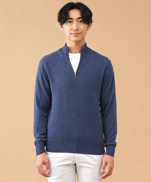 TAKASHIMAYA CASHMERE(レディース、メンズ) / タカシマヤカシミヤ(レディース、メンズ) ニット・セーター | カシミヤ ハーフジップセーター【S/M/L】 | 詳細4