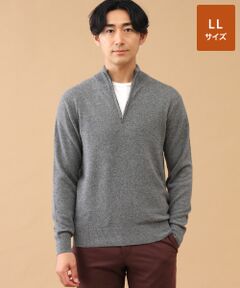 TAKASHIMAYA CASHMERE(レディース、メンズ) / タカシマヤカシミヤ(レディース、メンズ) ニット・セーター | カシミヤ ハーフジップセーター【LL】